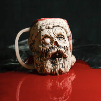 Zombie Santa Christmas Mug